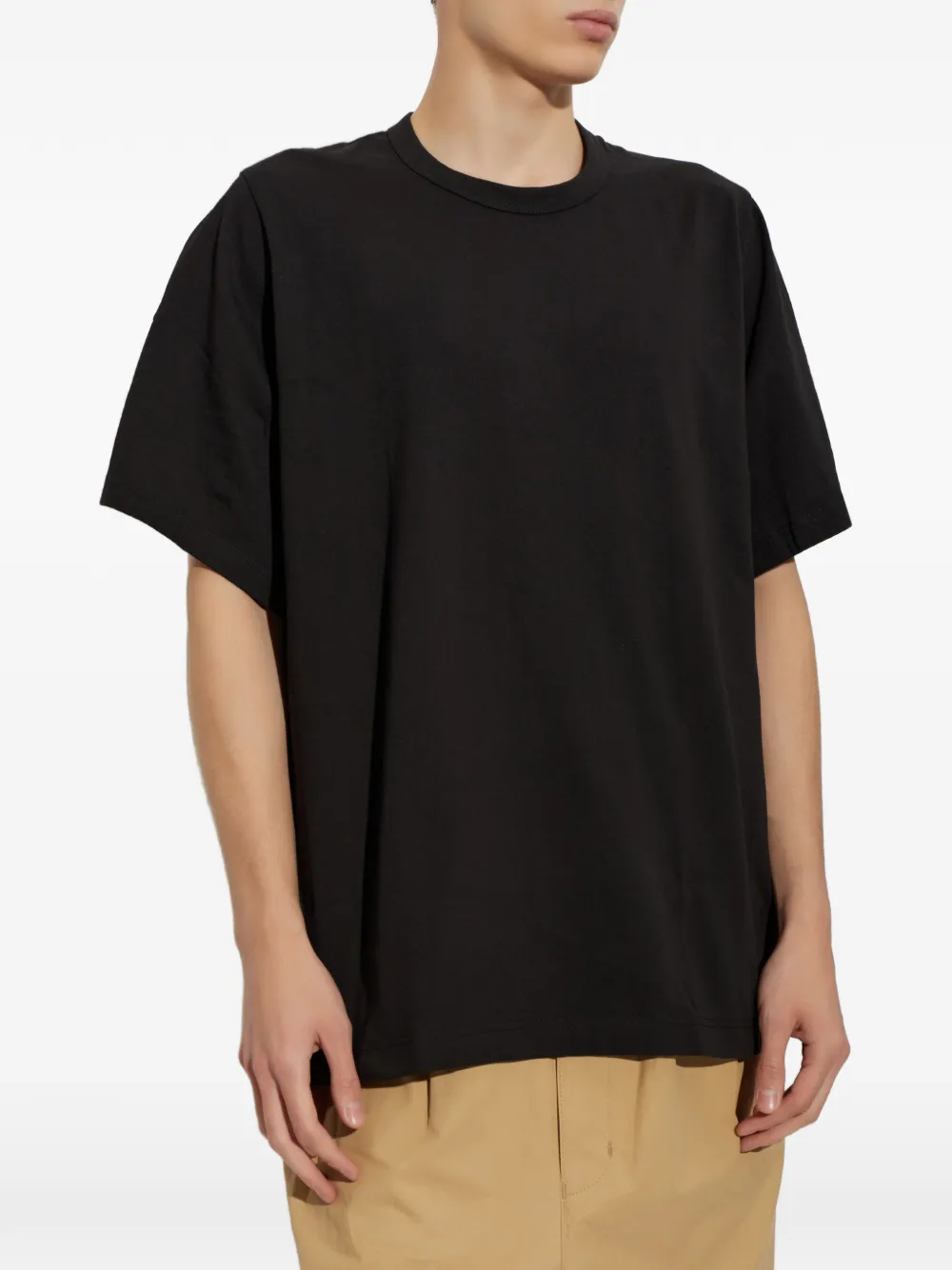 Comme Des Garçons Shirt Asymmetrisch T-shirt Zwart