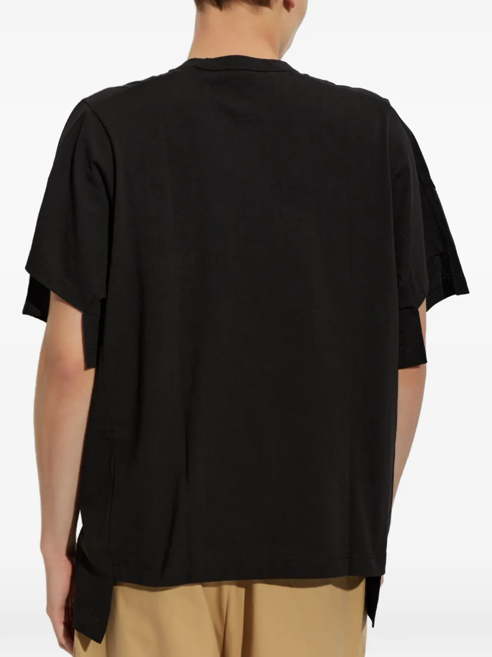 Comme Des Garçons Shirt Asymmetrisch T-shirt Zwart