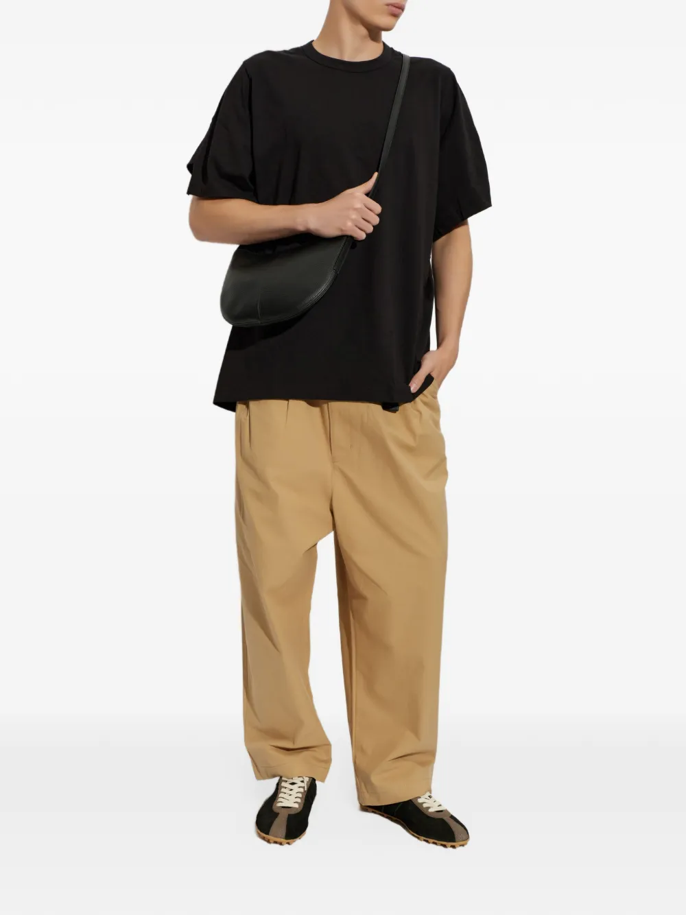 Comme Des Garçons Shirt Asymmetrisch T-shirt Zwart