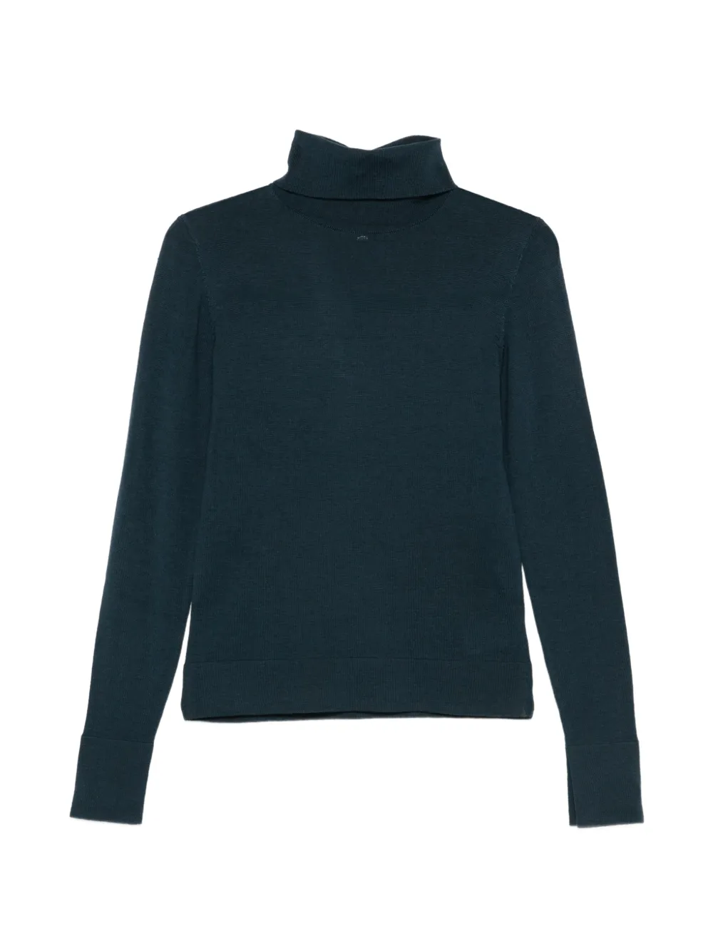 Patrizia Pepe Fly-plaque roll-neck sweater Blauw