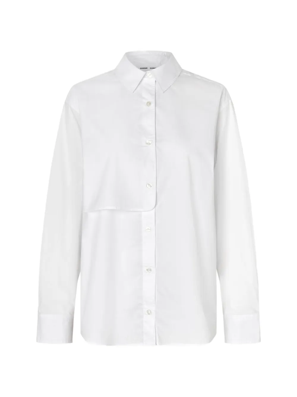 SAMSOE SAMSOE Salovani layered button-down shirt - Weiß