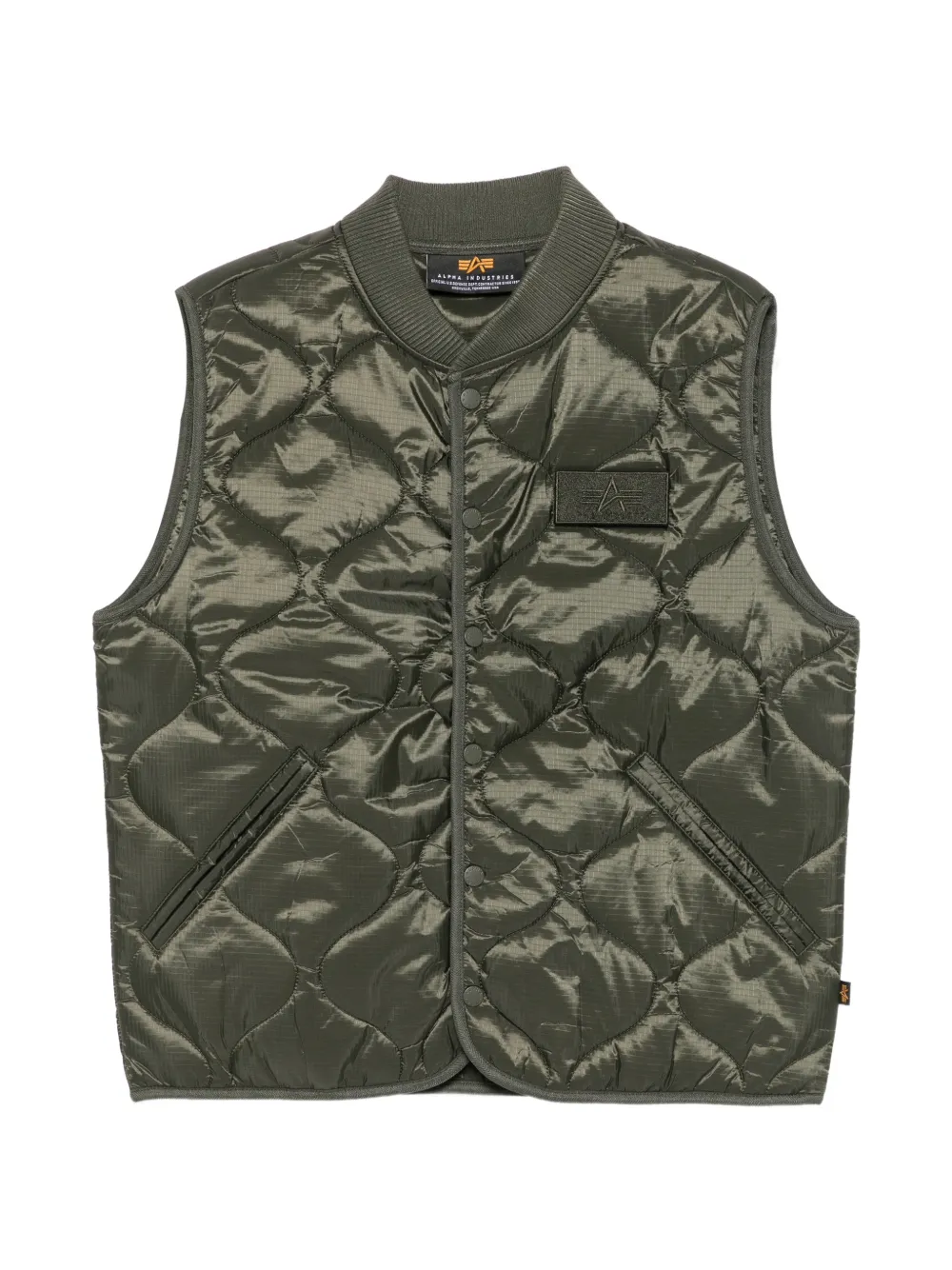Alpha Industries quilted gilet - Verde