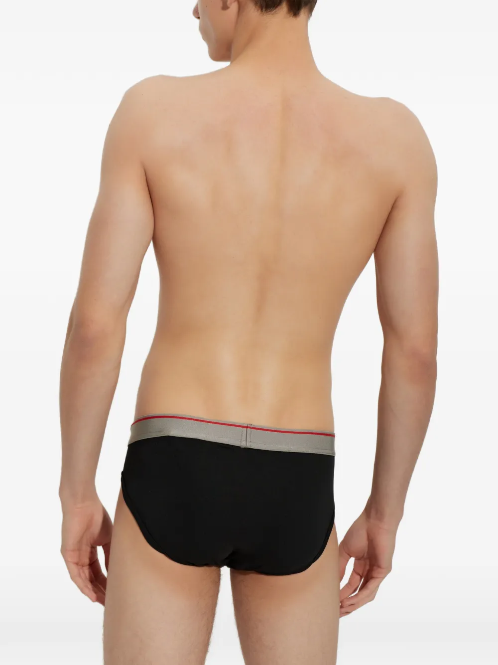 DSQUARED2 logo-waistband briefs Zwart