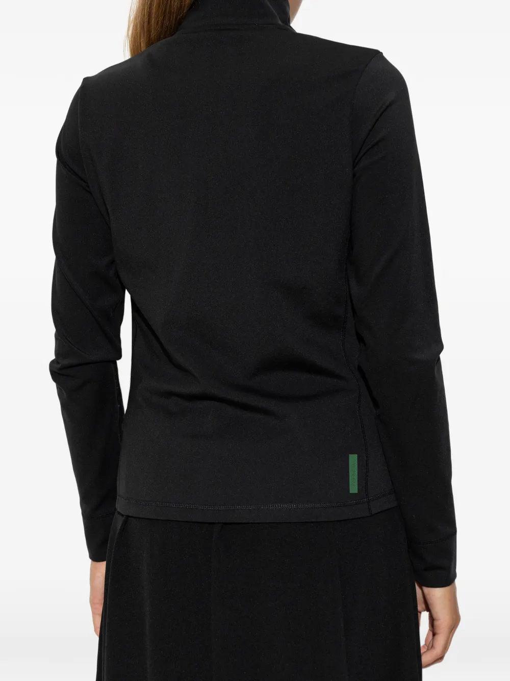 Lacoste sport slim fit midlayer jacket Zwart