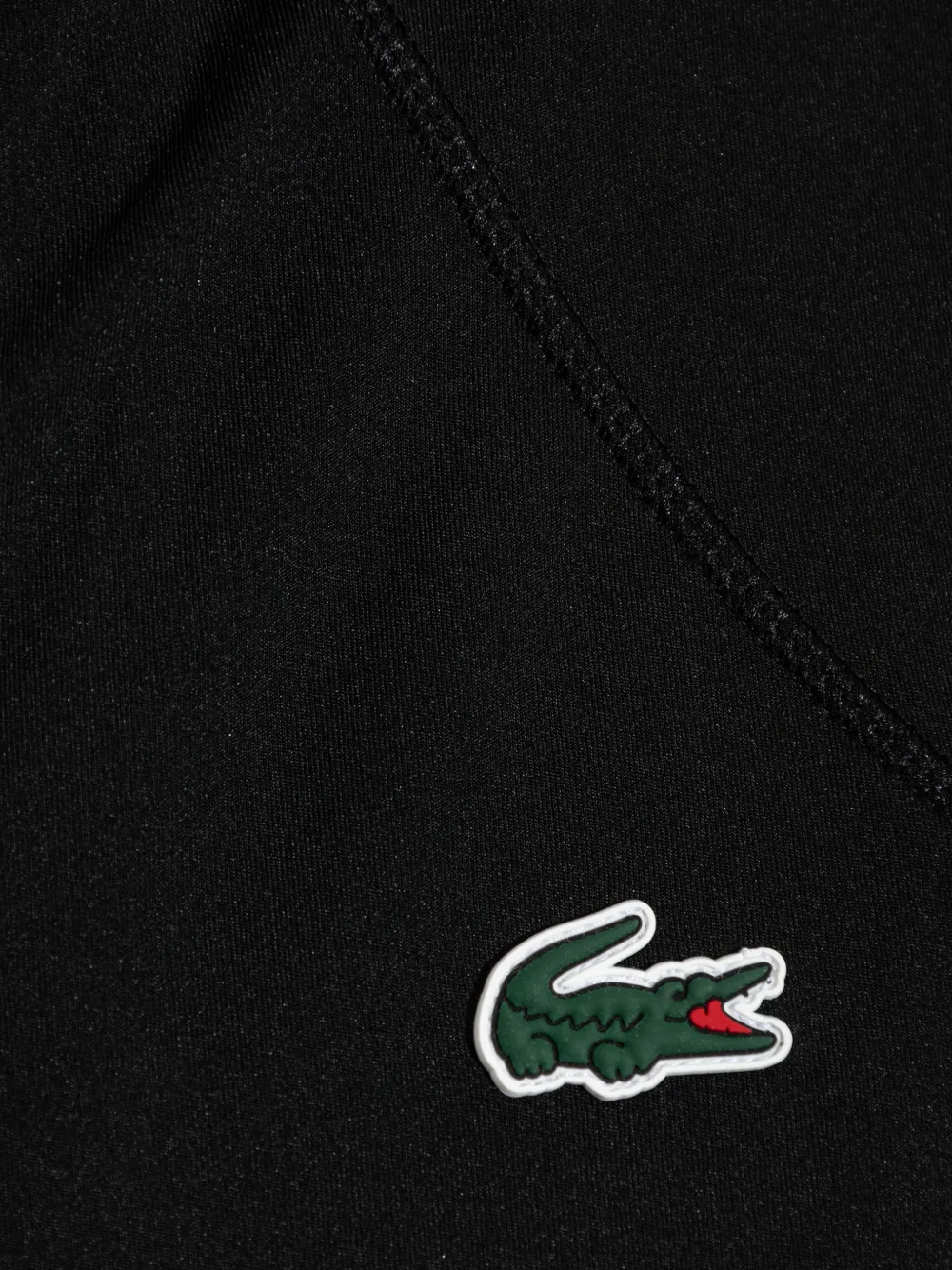 Lacoste sport slim fit midlayer jacket Zwart