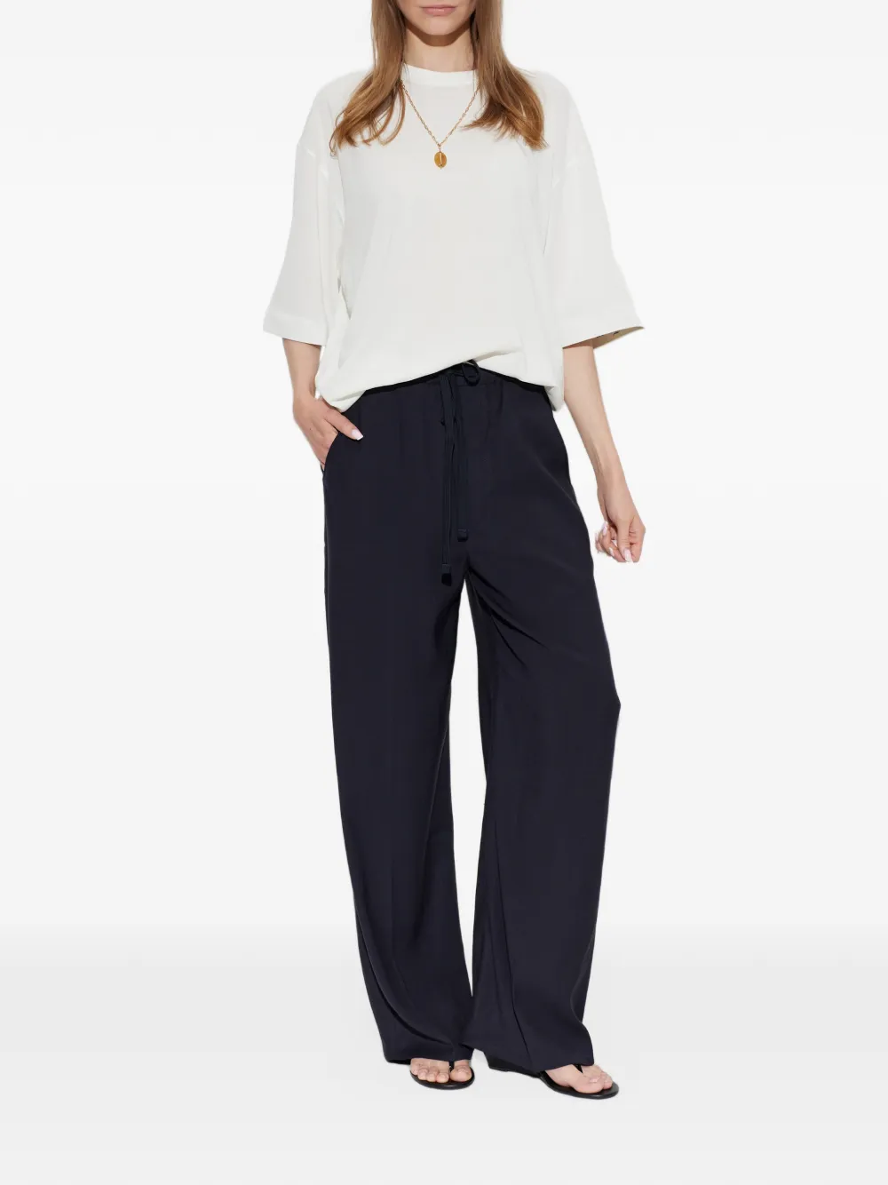 Citizens of Humanity Aurora drawstring trousers Blauw