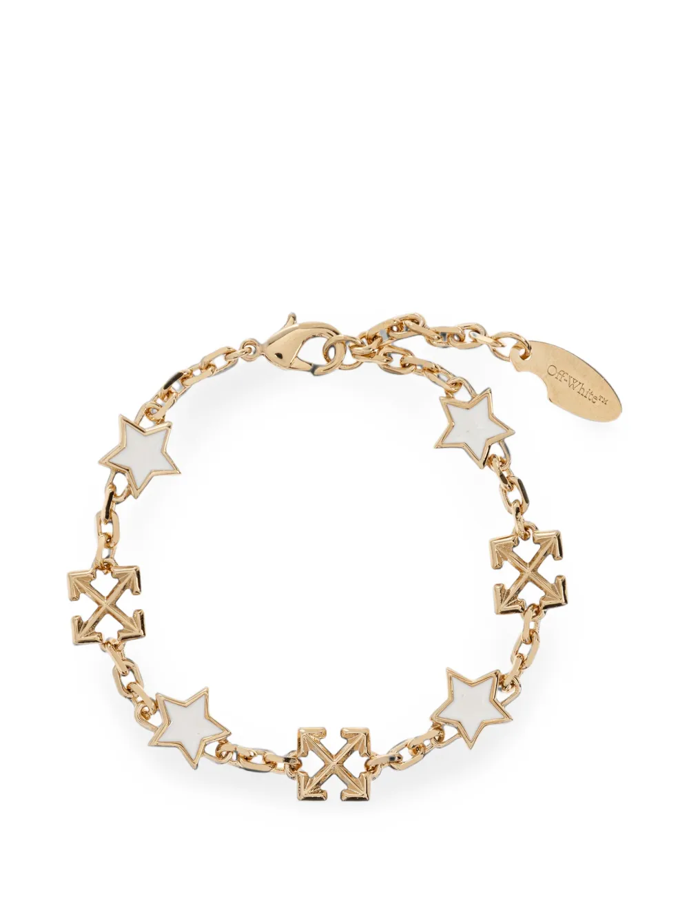 Off-white Charm Bracelet In Gold