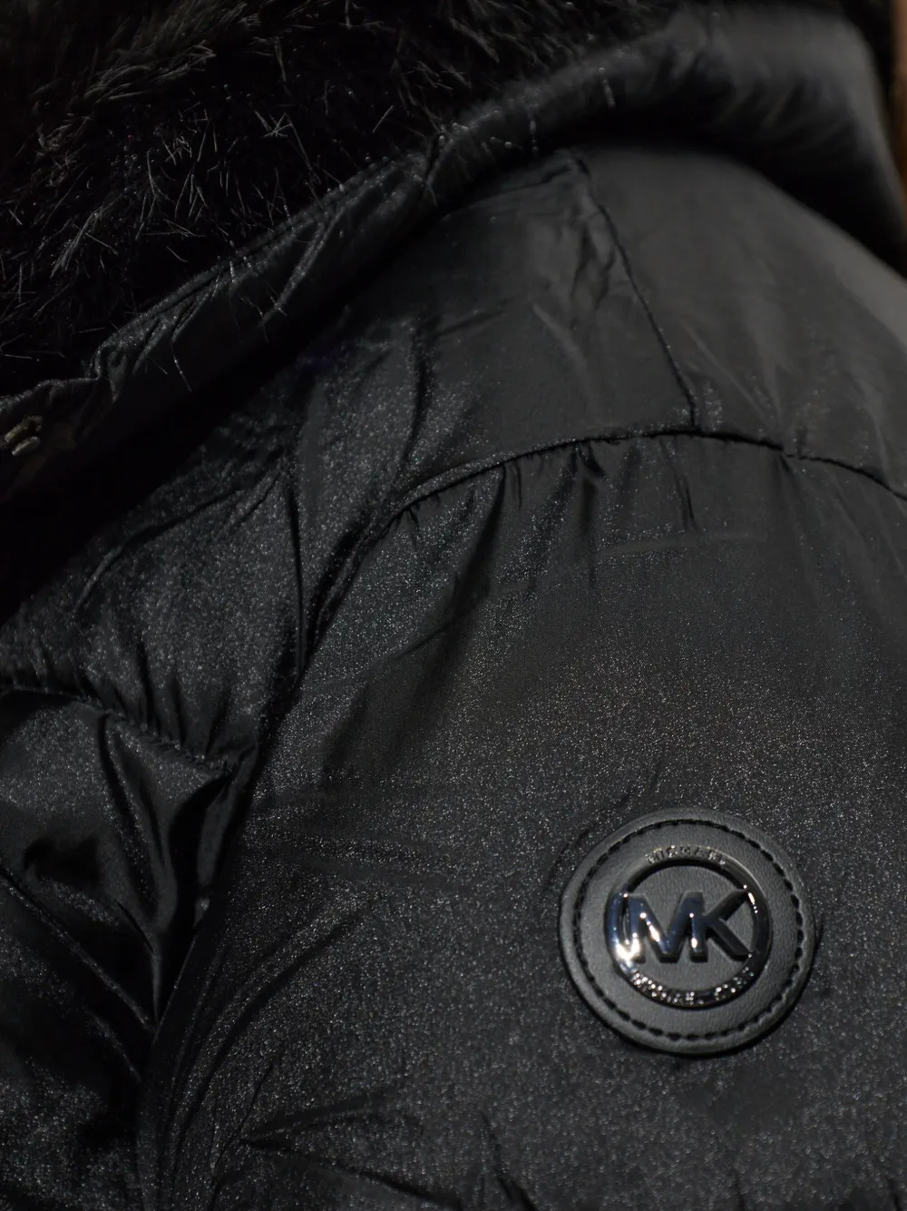 Michael Kors Gewatteerd jack Zwart