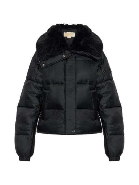 Michael Michael Kors faux-fur trim padded jacket