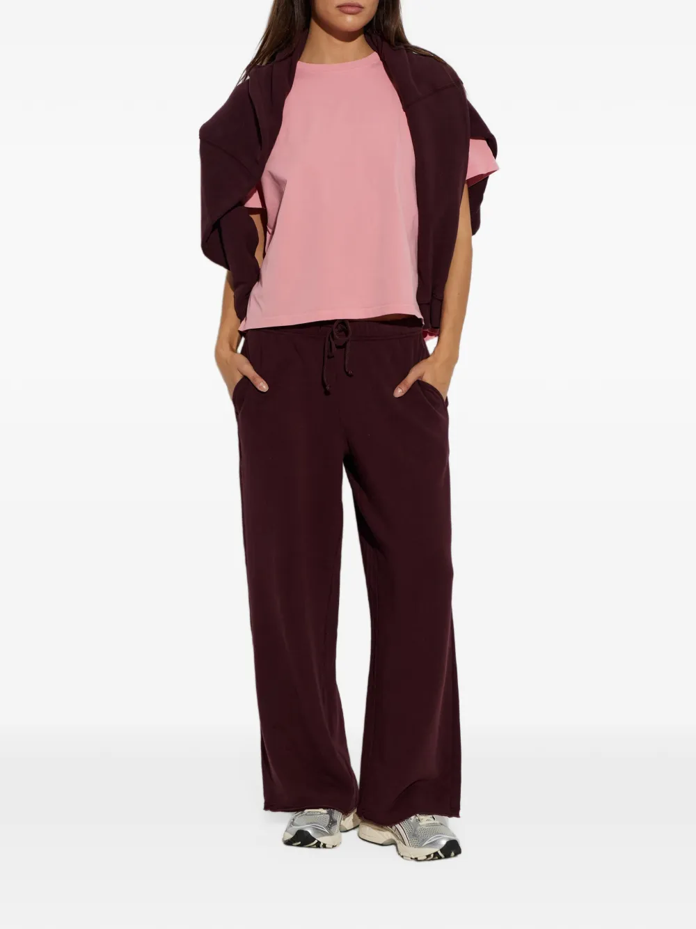 American Vintage Atubay trainingsbroek met trekkoord Rood