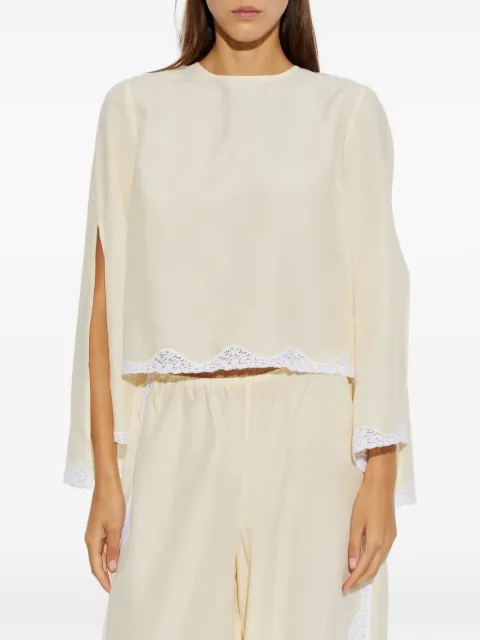 Posse Tabitha lace-trim top