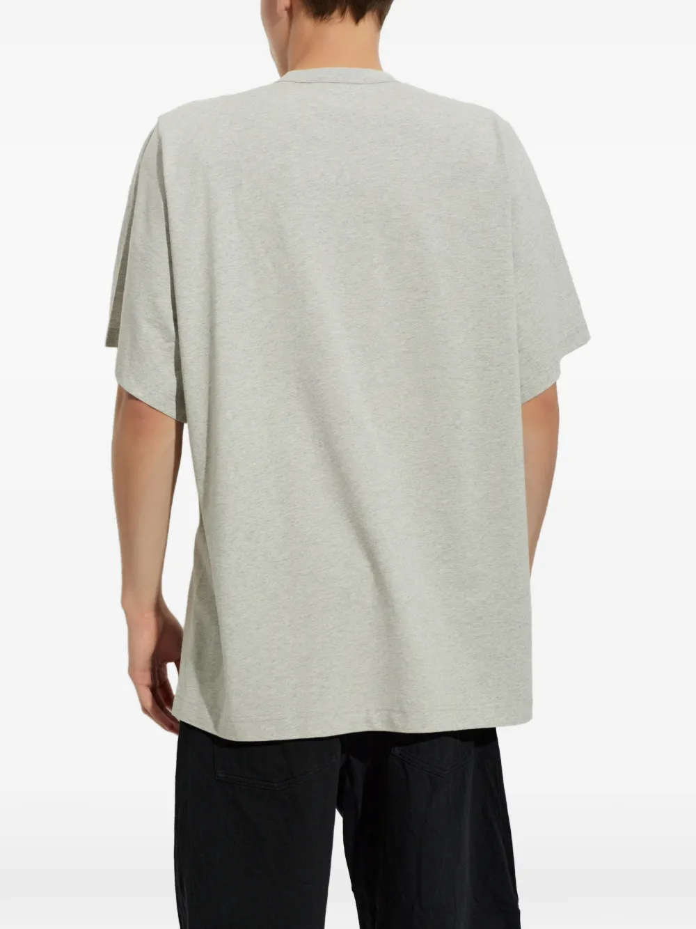 Comme Des Garçons Shirt Katoenen T-shirt met gelaagde mouwen Grijs