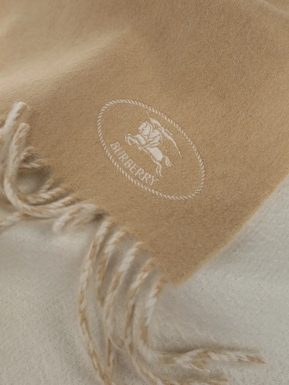 Burberry Knight kasjmier sjaal Beige