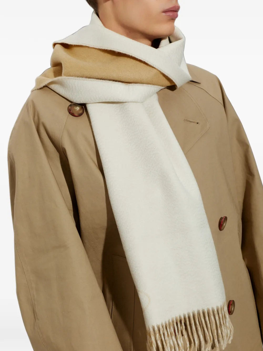 Burberry Knight kasjmier sjaal Beige