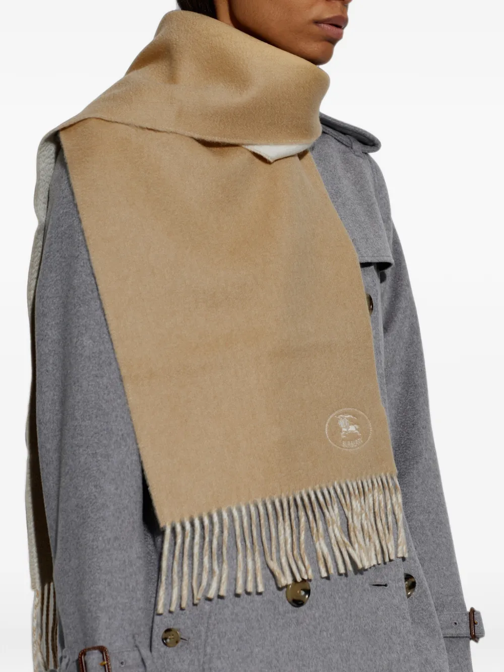 Burberry Knight kasjmier sjaal Beige