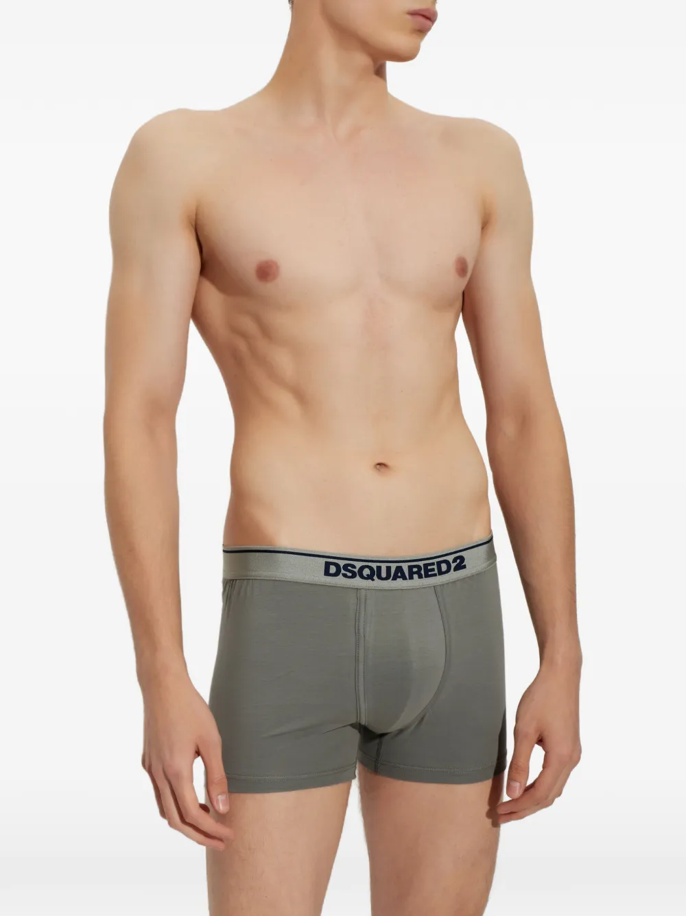 DSQUARED2 logo-waistband boxer briefs Grijs