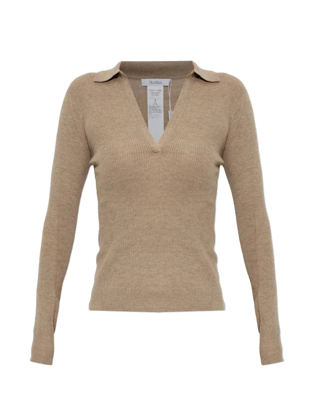 Max Mara cashmere yarn polo sweater - Neutrals
