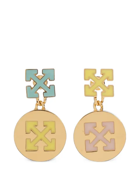 Off-White Arrows-pendant drop earrings