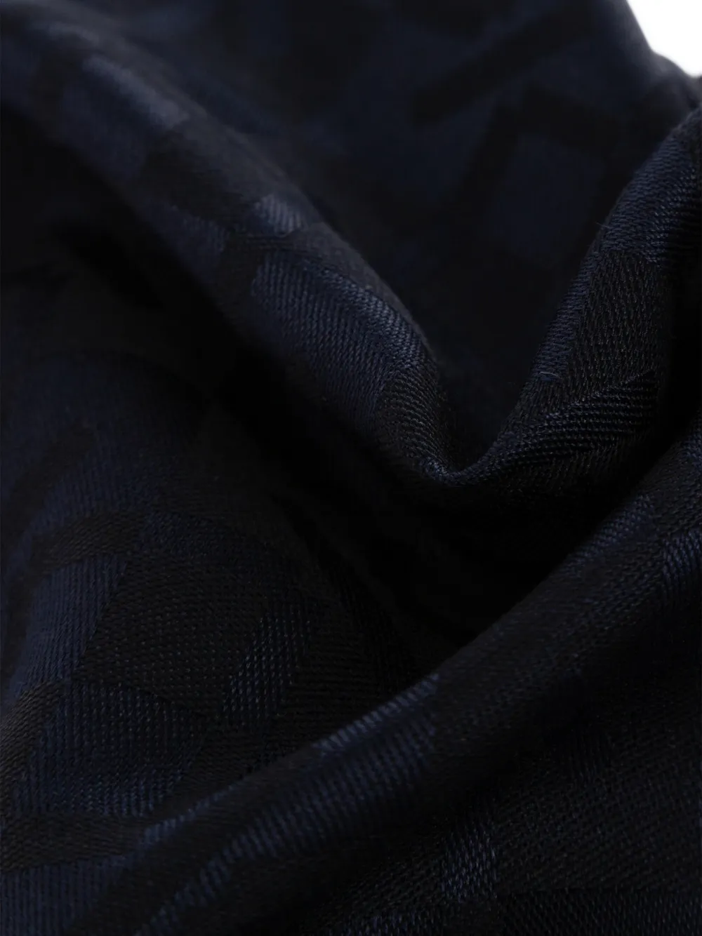 Kenzo gram raw-edge scarf Blauw
