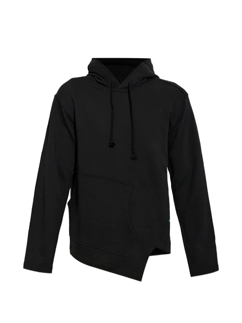 Comme Des Garçons Shirt paint-splatter asymmetric hoodie - Black