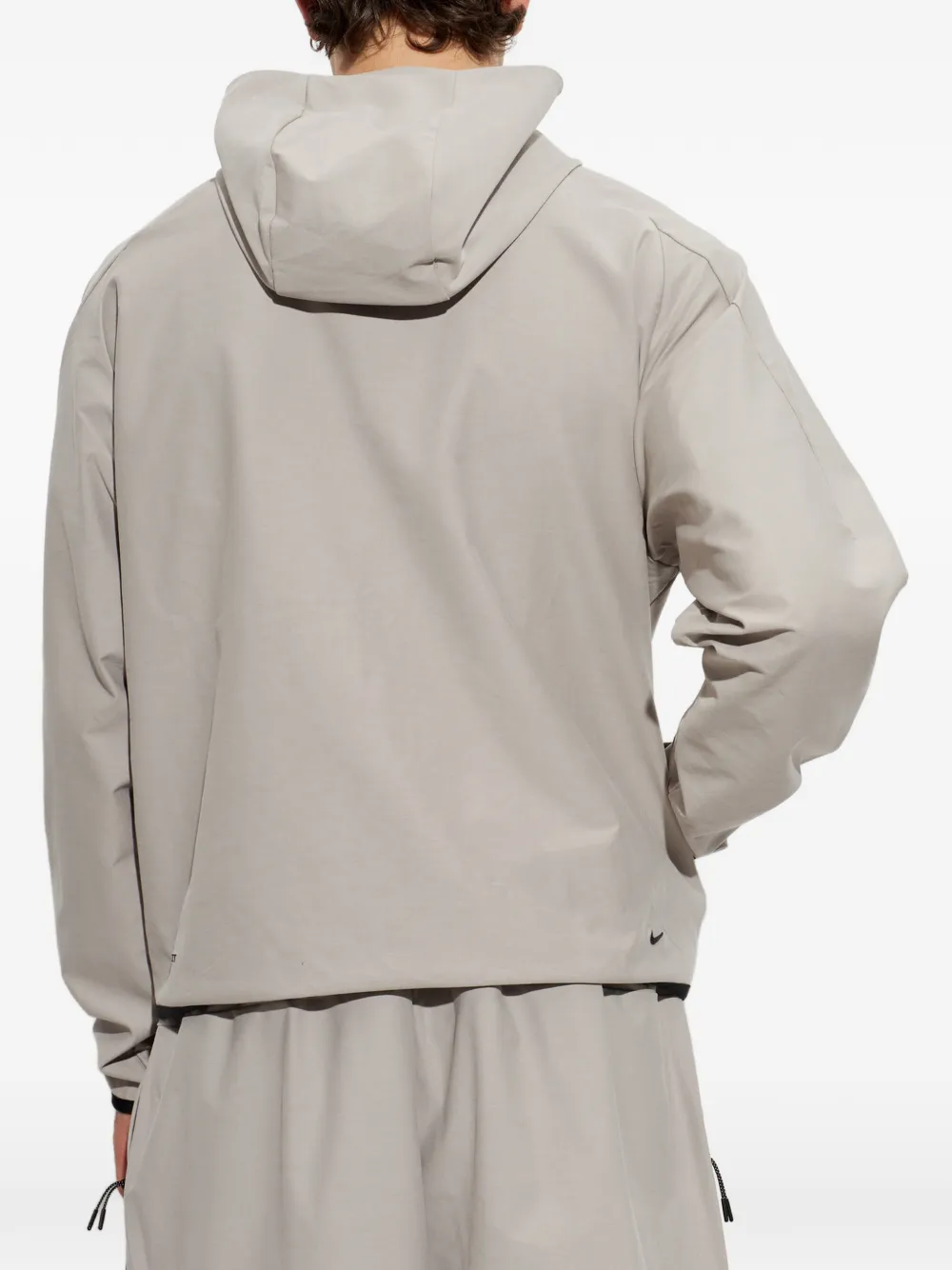 Nike Tech Shori gebreid windjack met rits Beige