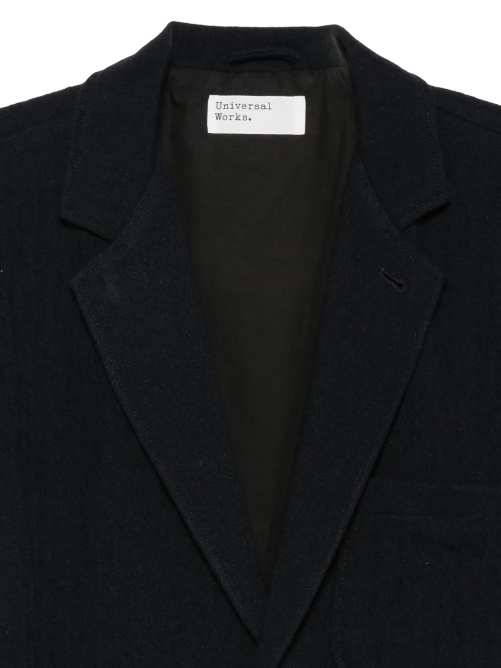 Universal Works Robin wool jacket Zwart