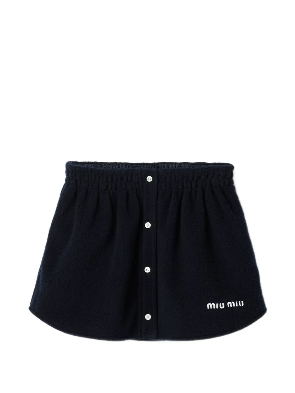Miu fleece miniskirt Blauw