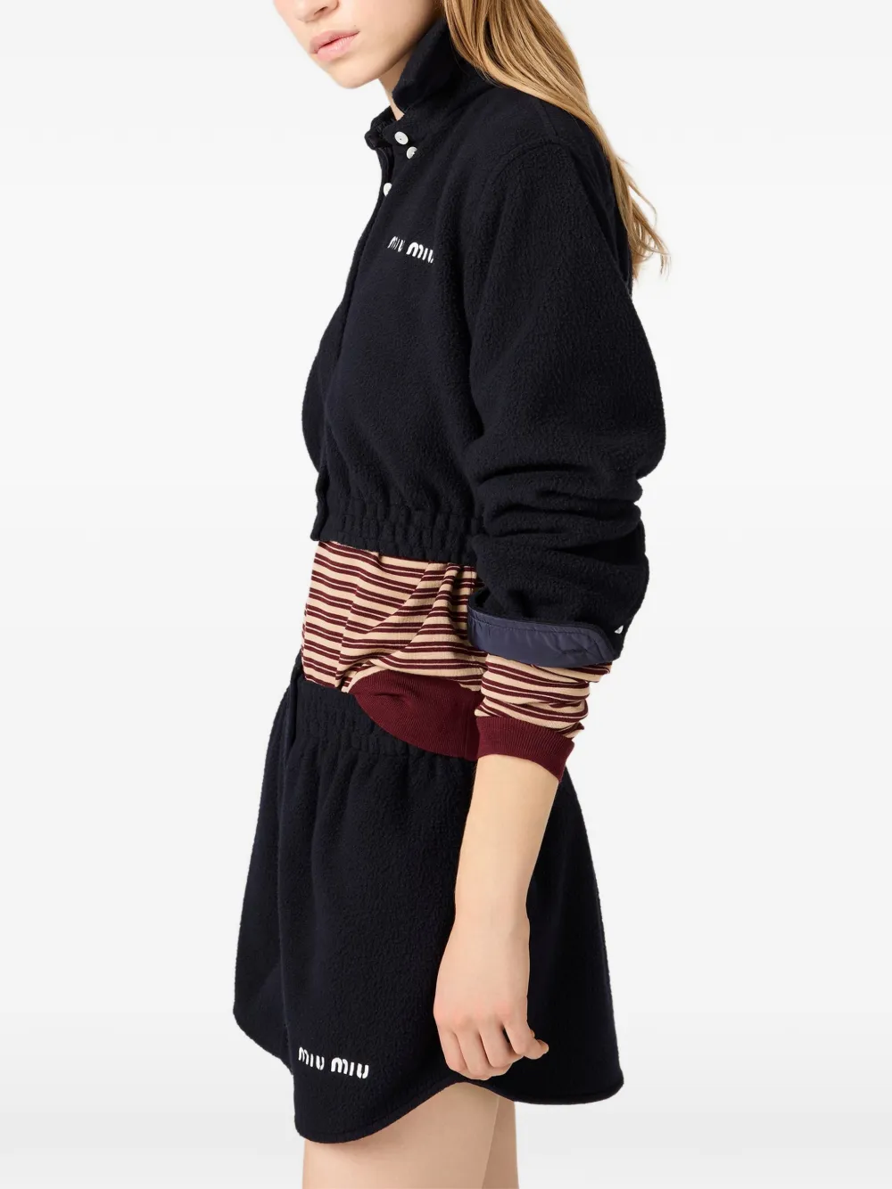 Miu fleece miniskirt Blauw