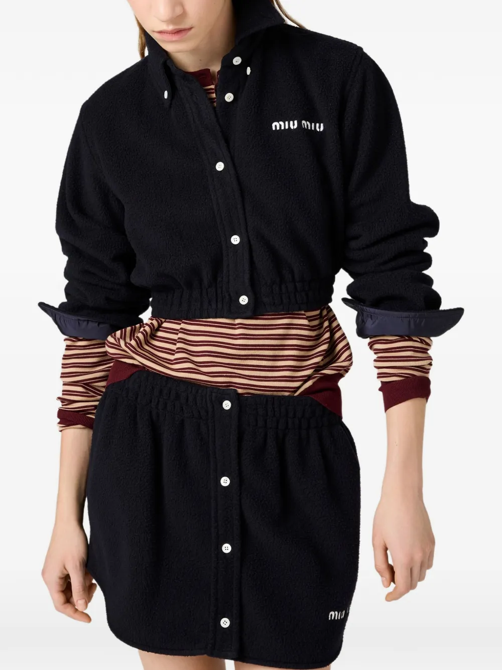 Miu fleece shirt Blauw