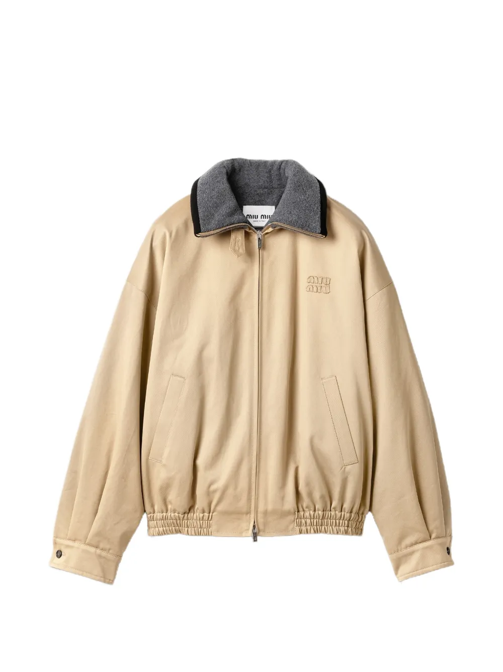 Miu Miu Chino blouson jacket - Nude