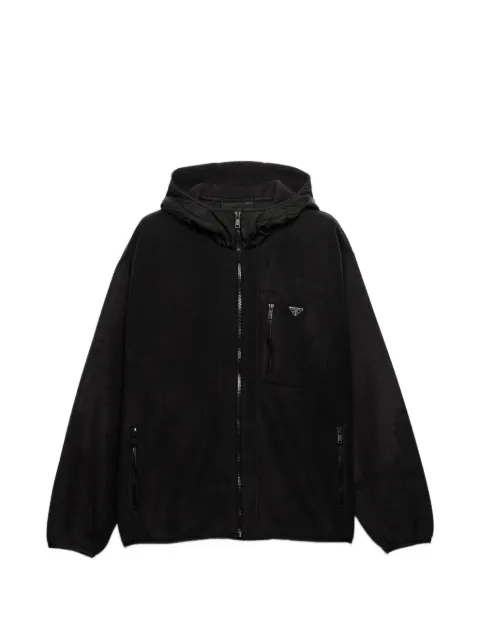 Prada chamarra estilo cazadora de tela polar