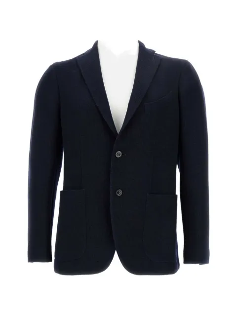 Boglioli single-breasted patch-pocket blazer