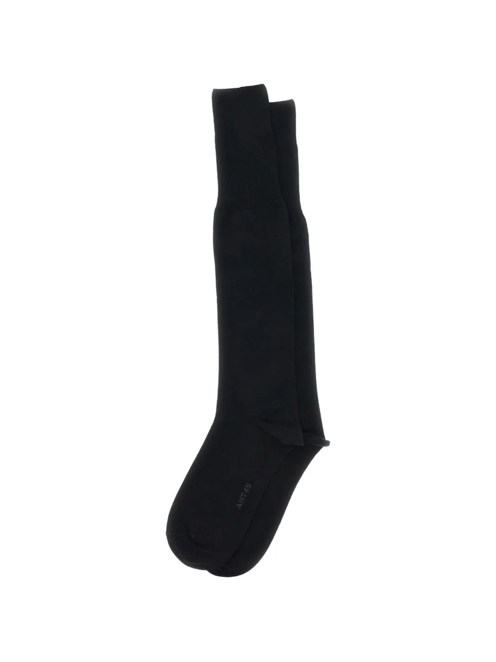 ANT45 Town long ribbed-cuff socks - Nero
