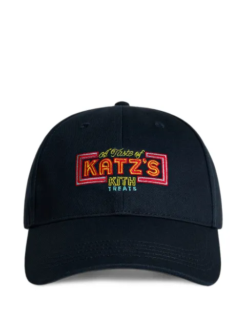 KITH x Katz’s Delicatessen logo-embroidered baseball cap