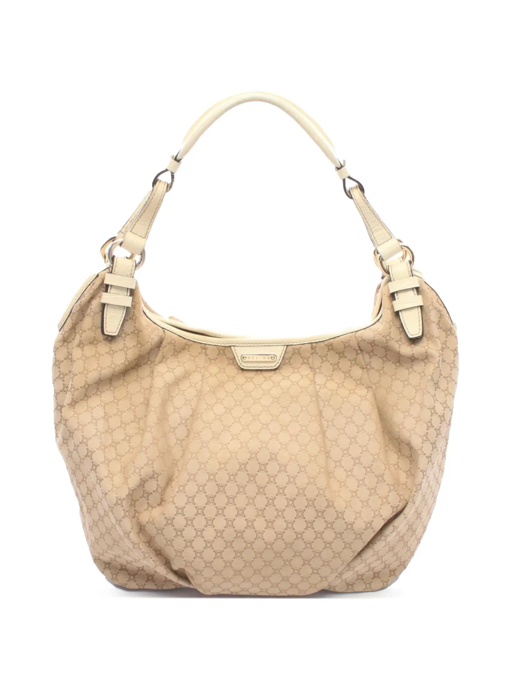 Celine Pre-Owned 2000-2010 Macadam Canvas shoulder bag - Neutrals