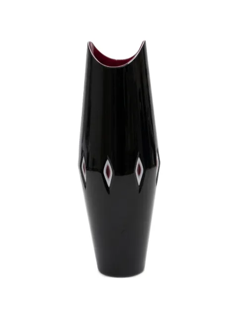 ROGASKA diamond-cut crystal vase
