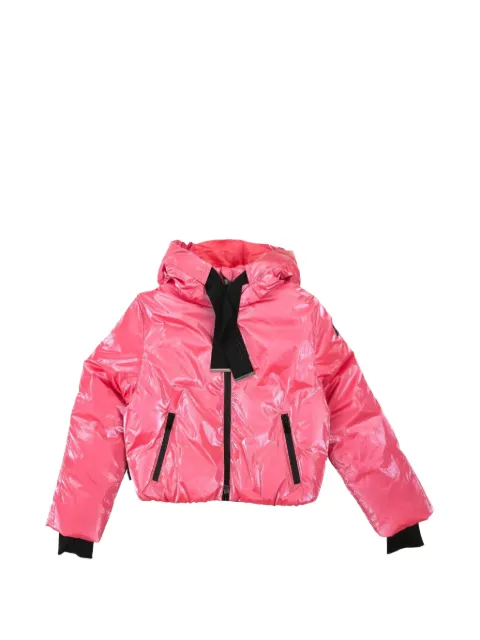 suns kids glossy hooded jacket
