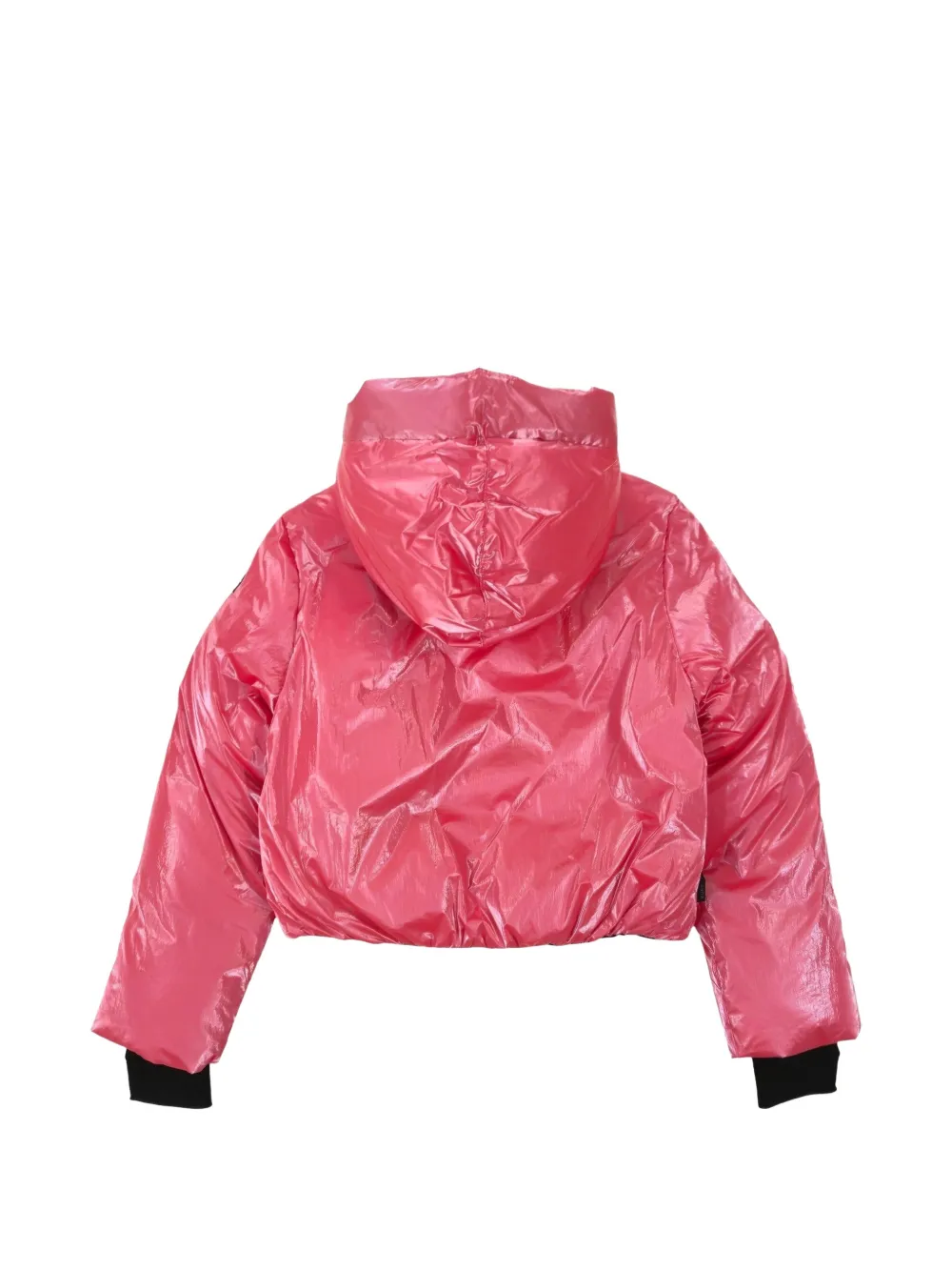 suns kids glossy hooded jacket Roze