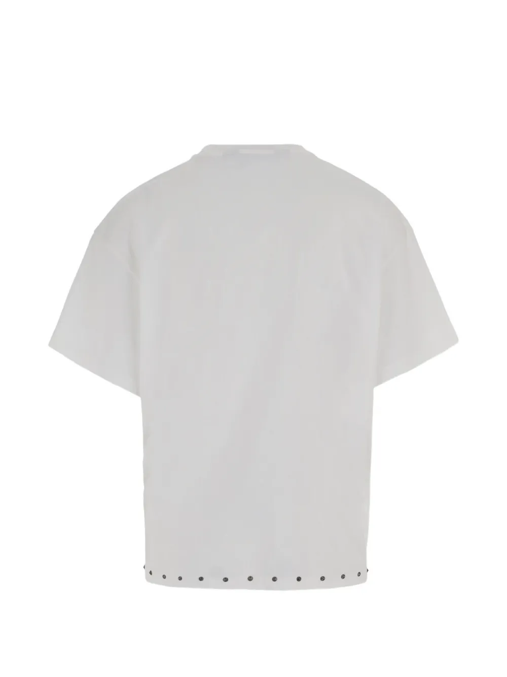 Just Cavalli T-shirt met tekstprint en studs Wit