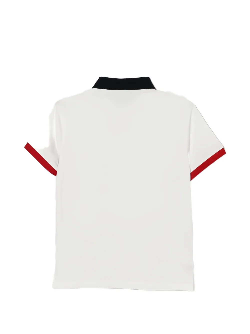 Blauer Hamilton logo-patch polo shirt Wit