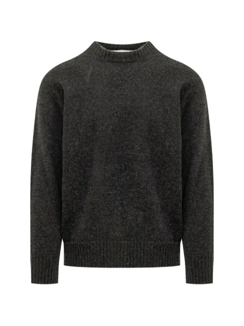 AMARANTO crew-neck ribbed-trim sweater