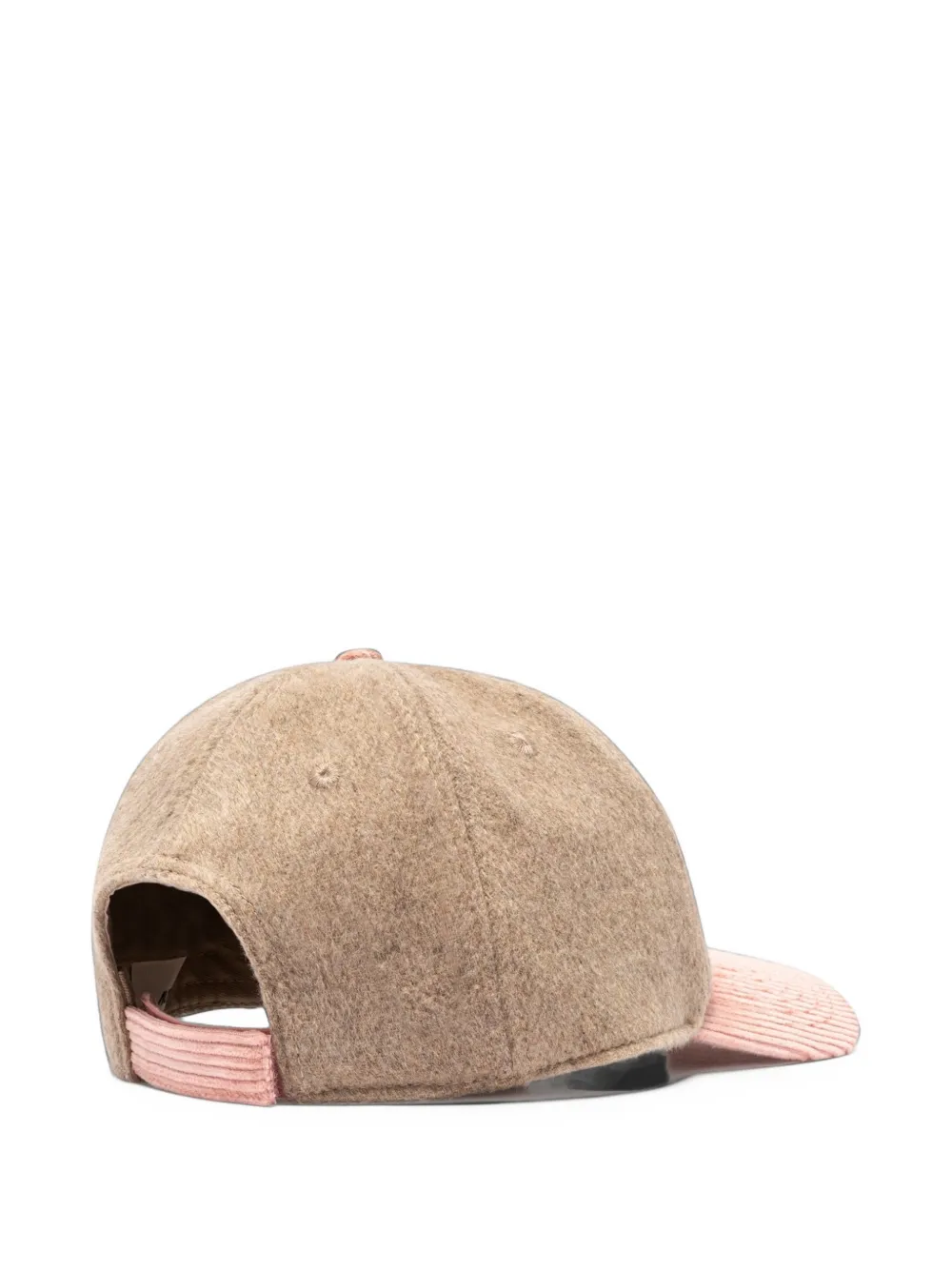 Autry Wollen honkbalpet met geborduurd logo Beige