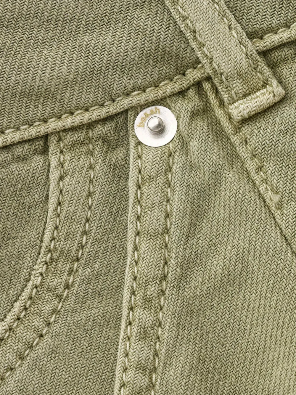 Ba&Sh Raja pleated trousers Groen