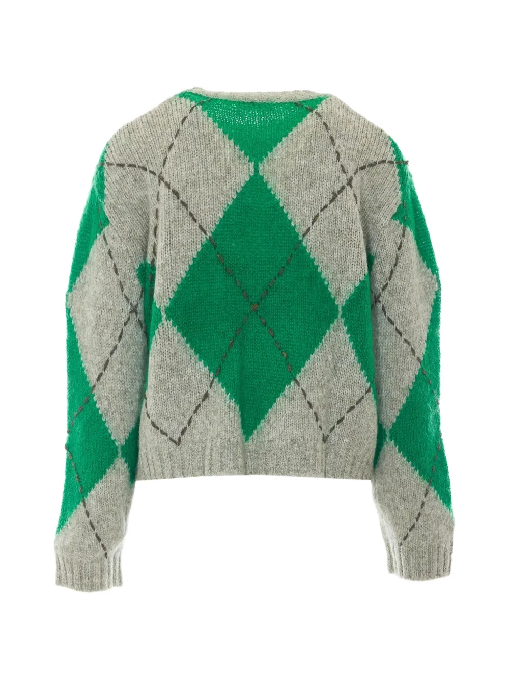 Ballantyne argyle-pattern sweater Beige