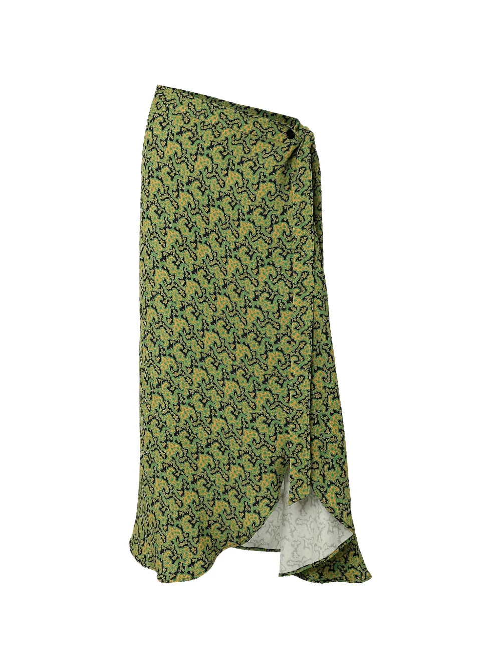 Rodebjer Hizomi paisley-print wrap midi skirt - Vert Rodebjer Hizomi paisley-print wrap midi skirt - Vert