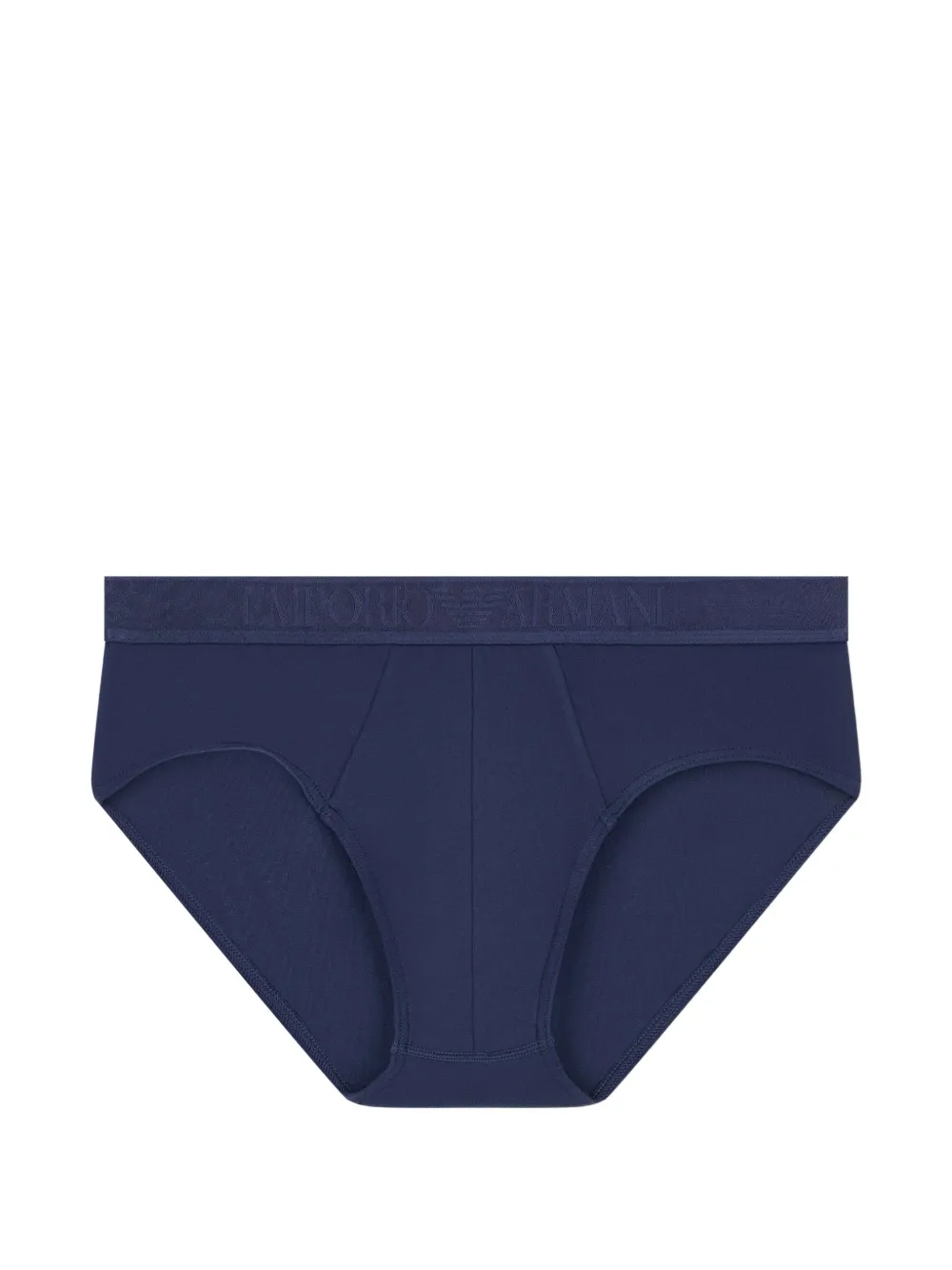 Ea7 Emporio Armani Slip con banda logata - Blu
