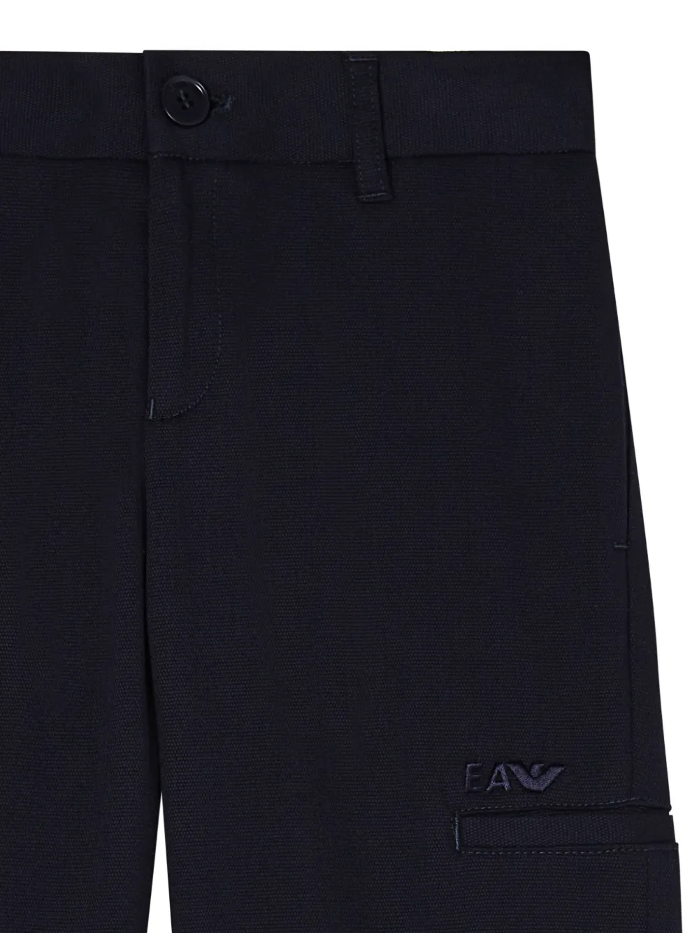 Emporio Armani Kids Straight broek Blauw
