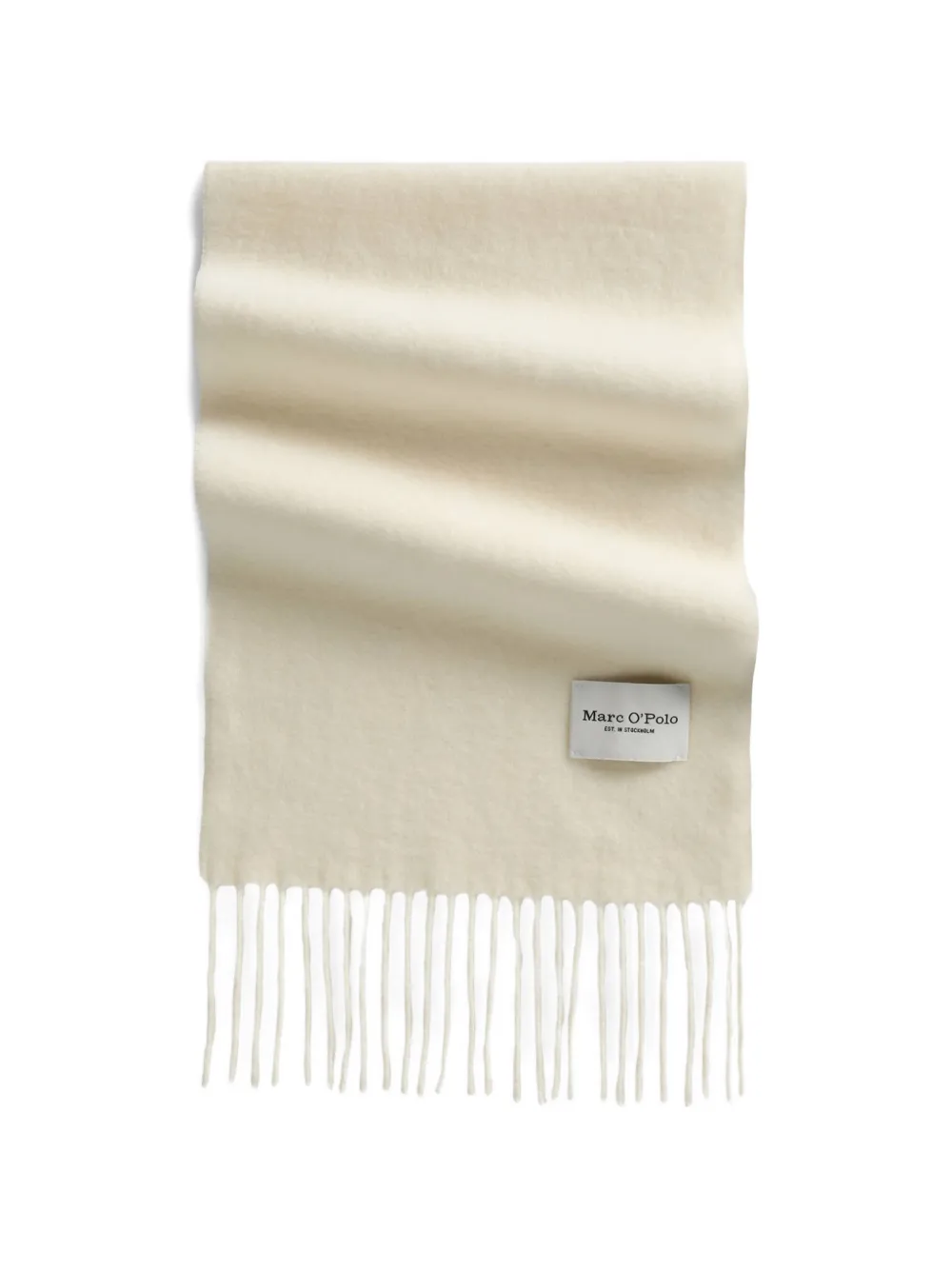 Marc O'Polo Sjaal met franje Beige