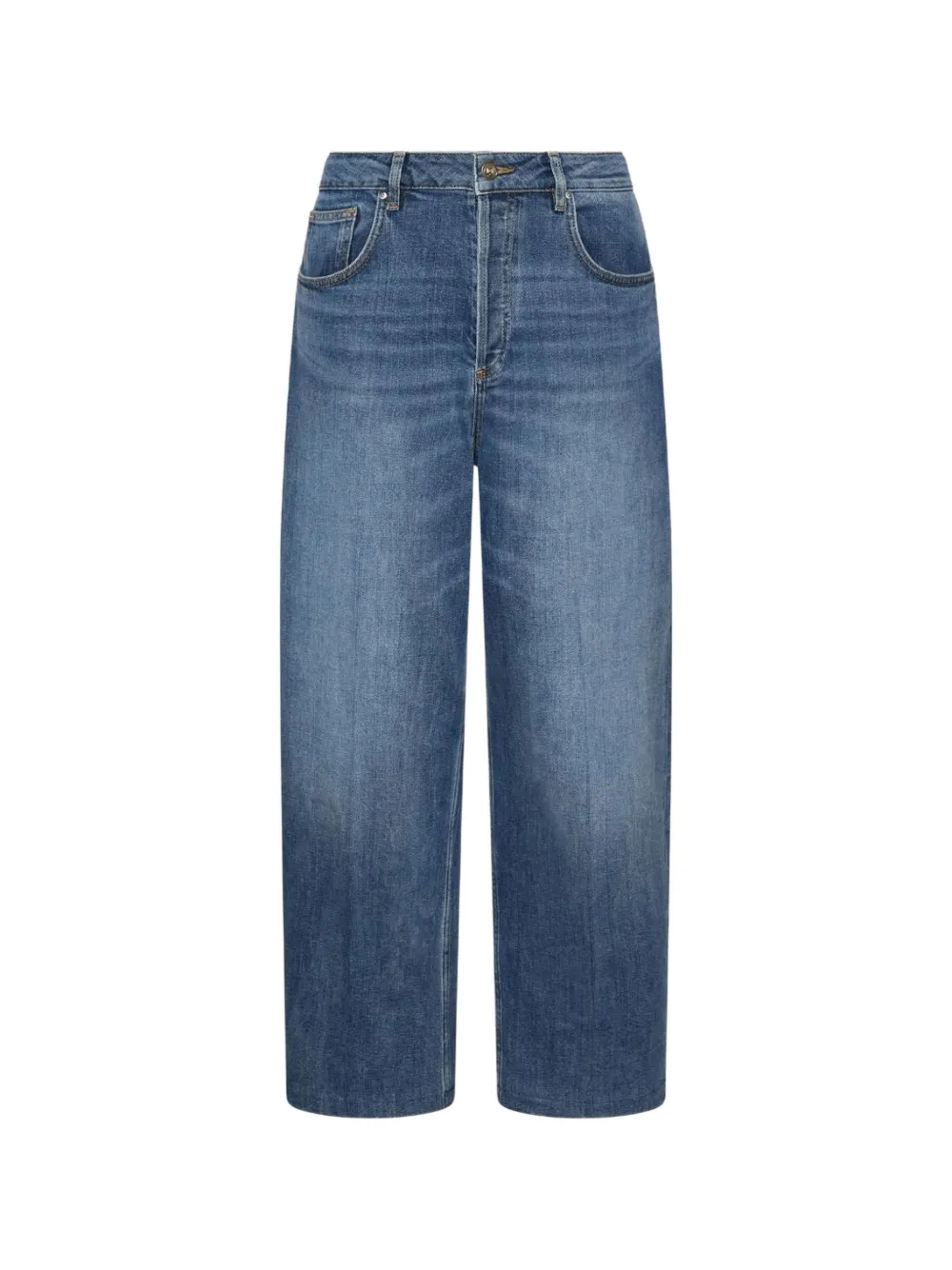 Marella Jeans met wijde pijpen Blauw