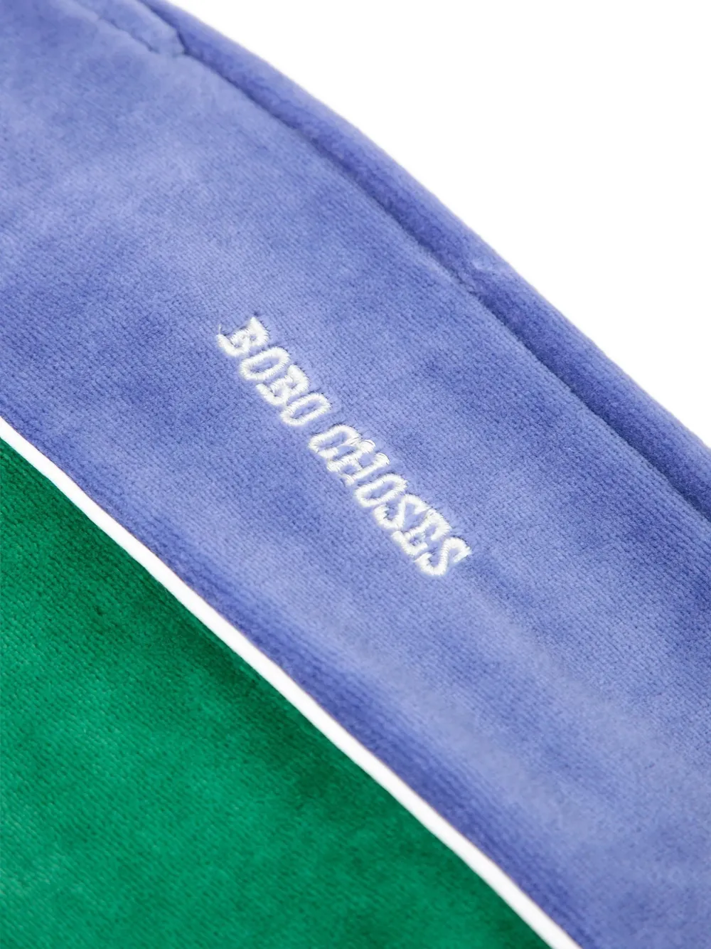 Bobo Choses color-block terry cloth track pants Groen